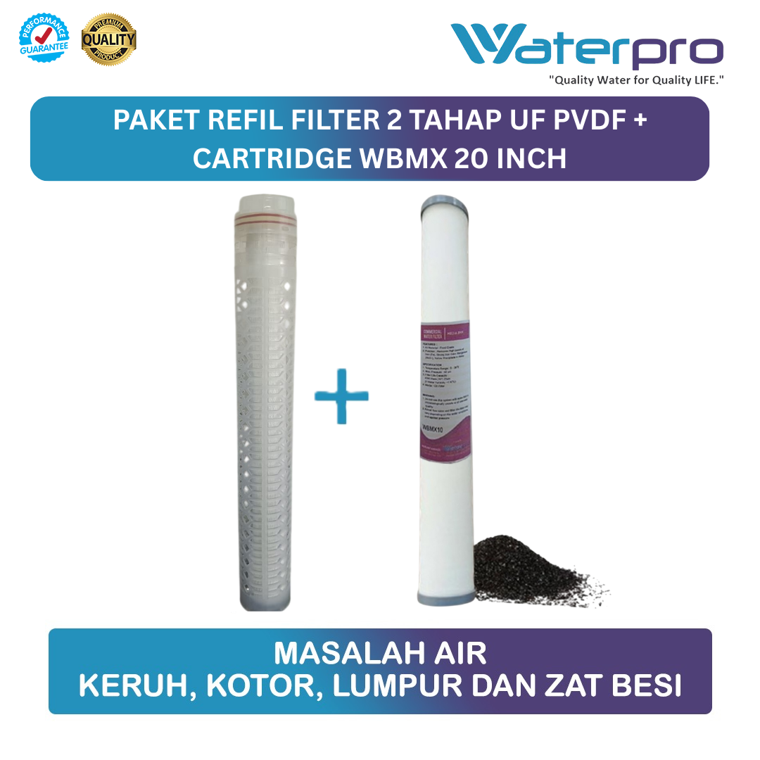 PAKET ISI 2 TAHAP PVDF DAN KUNING 20 INCH